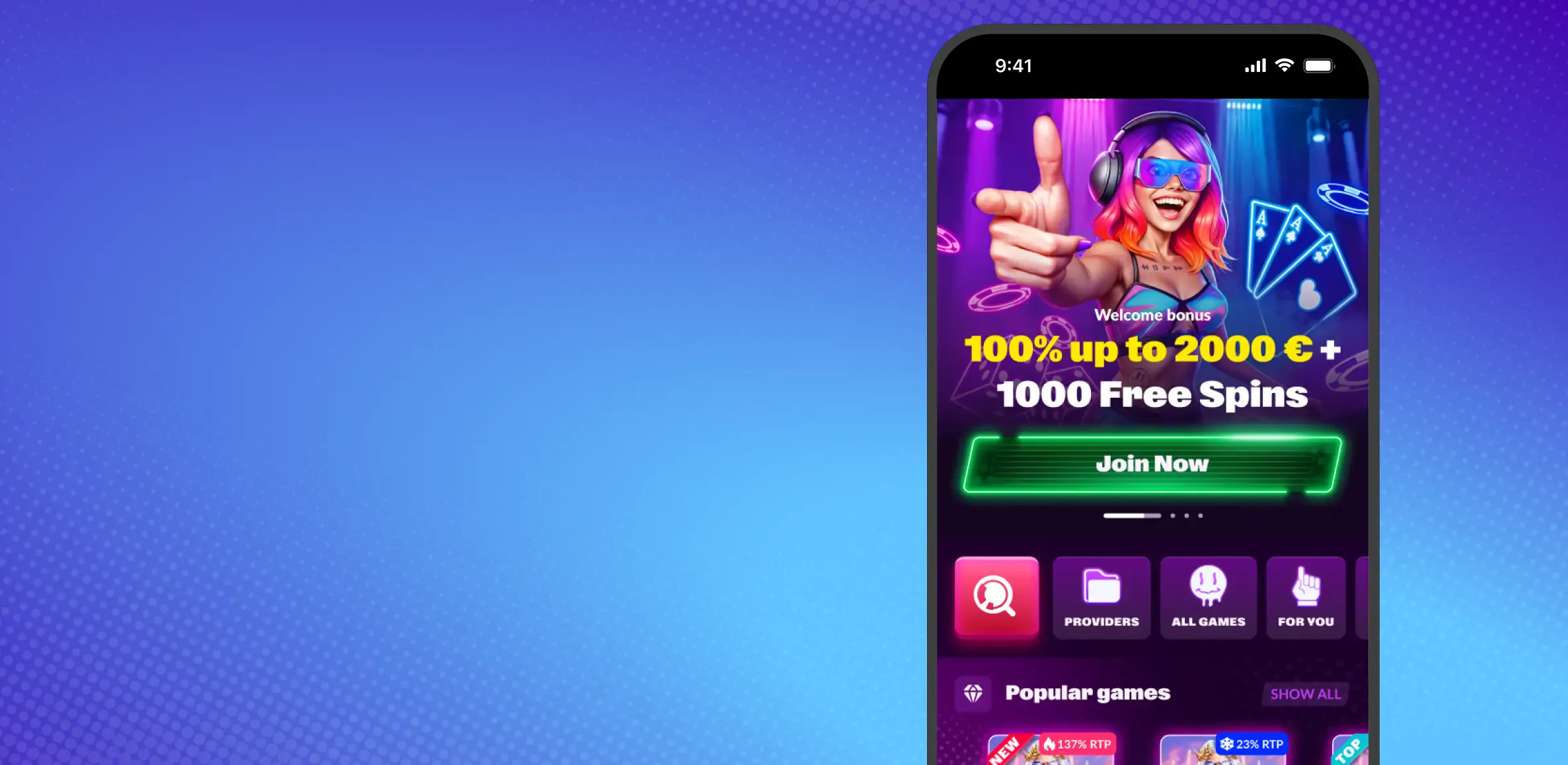 Slotrave alkalmazás